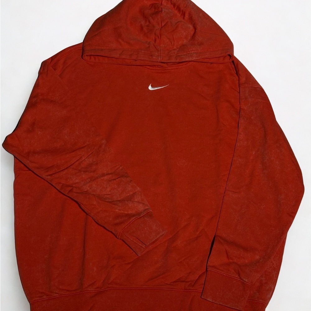 Nike Orange Sweatshirt with White Logo